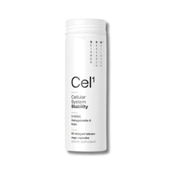 SRW Cel1 Capsule Bottle SRW Cel1 cellular system stability supplement bottle