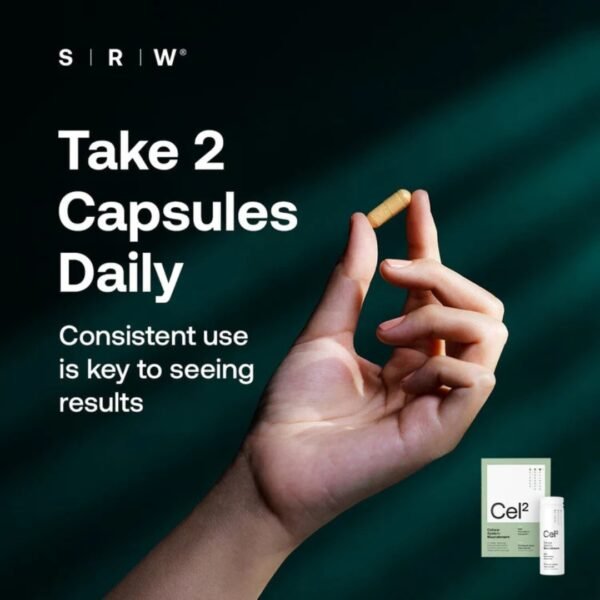 SRW Cel2 directions to take two capsules daily