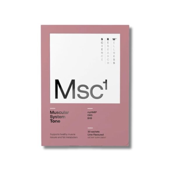 Front view of SRW MSC1 Tone muscular system tone supplement box