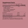 Supplement facts panel for SRW MSC1 Tone with myHMB, OKG, magnesium BHB, epicatechin, vitamin D and vitamin C