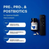 Theronomic Gut Shield Pre Pro Postbiotics Theronomic Gut Shield prebiotic probiotic and postbiotic support