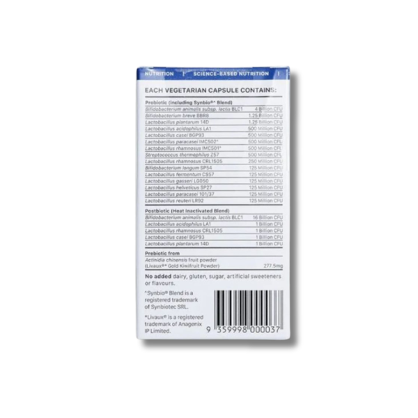 Theronomic Gut Shield Supplement Facts Theronomic Tribiotic Gut Shield supplement facts and probiotic strains