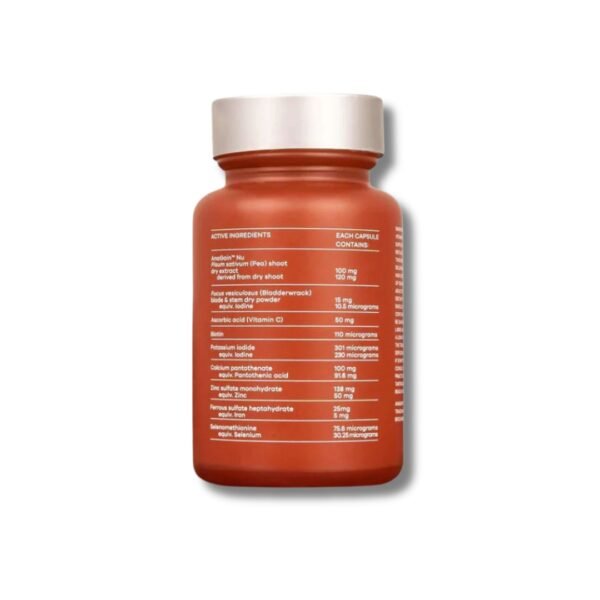 Vida Glow Hairology active ingredients including AnaGain, biotin, zinc and selenium