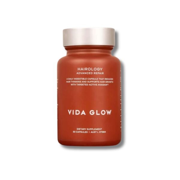 Vida Glow Hairology 30 capsule bottle