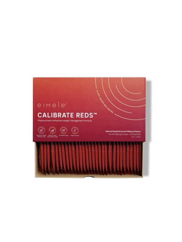 Eimele Calibrate Reds Open Box Eimele Calibrate Reds open box with 30 individual sachets