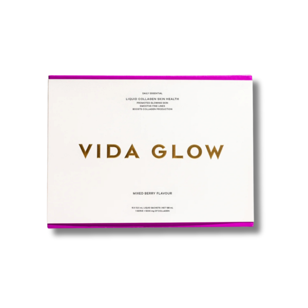 Vida Glow Liquid Collagen Skin Health 2.0 Vida Glow Liquid Collagen Skin Health 2.0 with 15 mixed berry liquid collagen sachets