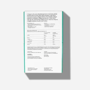 Vida Glow Natural Marine Collagen nutrition information and ingredients