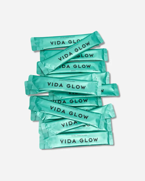 Vida Glow Natural Marine Collagen individual sachets