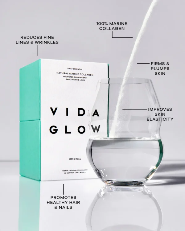 Vida Glow Marine Collagen skin firmness elasticity and hydration benefits